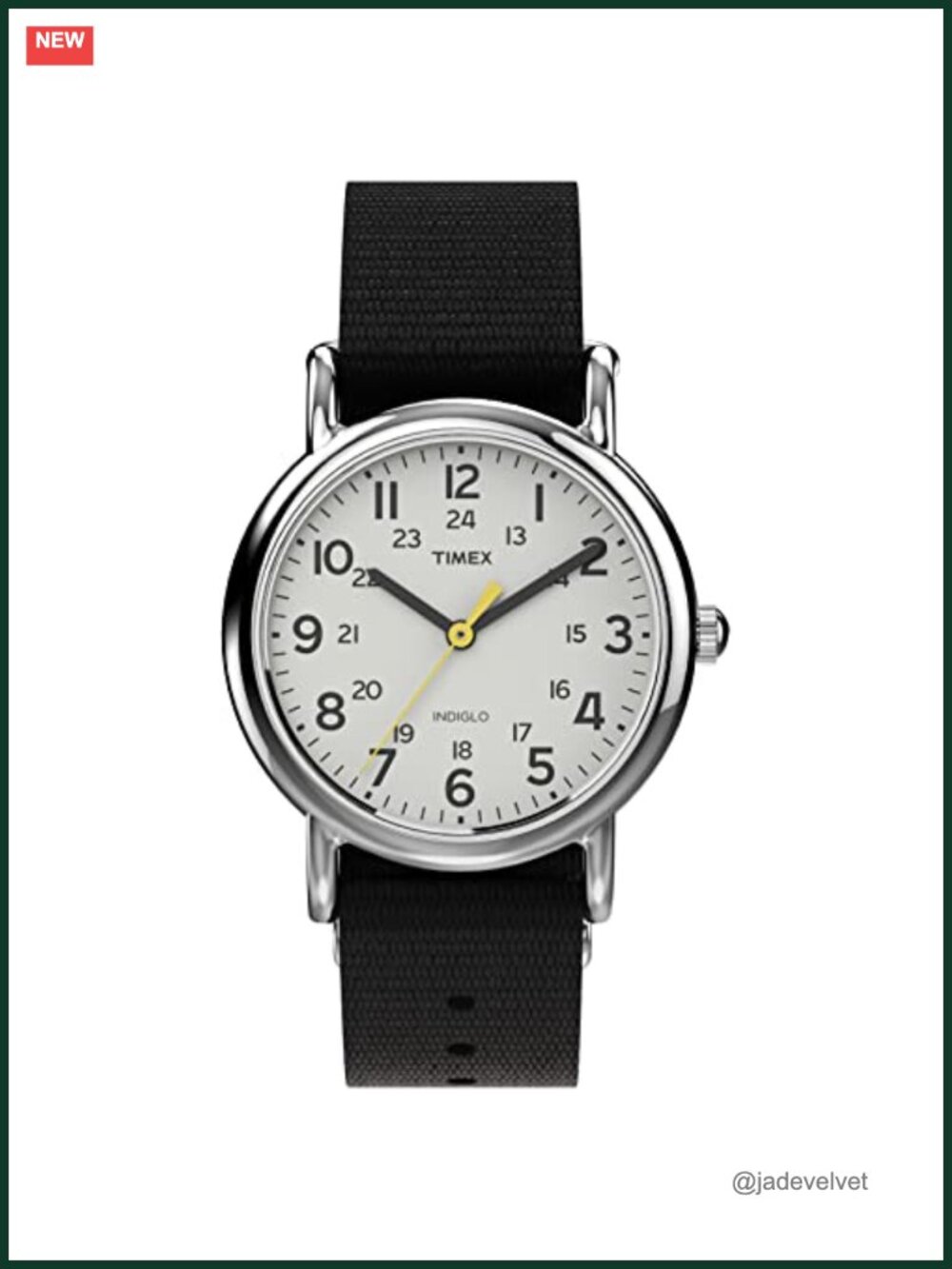 Timex Weekender 31mm Watch Indiglo Light-Up Dial 30m Water Resistant Fabric